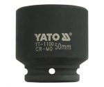 Kuusnurkne l&ouml;&ouml;gipistikupesa Yato YT-1100, HEX, 72 mm, 50 mm, 3/4"