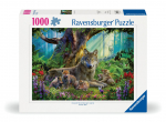 Pusle Ravensburger Wolves In The Forest, 50 cm x 70 cm, 1000 tk, mitmev&auml;rviline