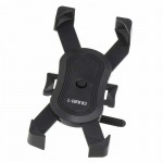 Telefonihoidja jalgratastele ja t&otilde;ukeratastele L-BRNO KX5337, plastik, must v.