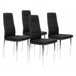 Toolide komplekt, must v./kroom v., 40 cm x 40 cm x 92 cm, 4 tk