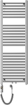 Elektriline r&auml;tikuradiator Mexen Mars, kroom, 40 cm x 120 cm, 300 W
