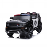 Laste elektriauto Hatis Police, valge v./must v.