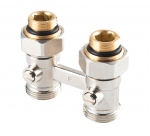 &Uuml;hendusventiil Ferro LZ06YKN, kuul/topelt, radiaatorile, 3/4", 1/2"