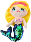 Pehme m&auml;nguasi Lean Toys Mermaid, roheline v., 30 cm