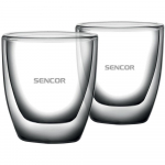 Topeltklaasiga klaaside komplekt Sencor Espresso SGX 001, l&auml;bipaistev v., 0.08 l