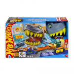 Autorada Mattel Hot Wheels City Shark Chomp Beach JHL96, sinine v./roheline v./oranž v.