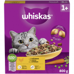 Kuiv kassitoit Whiskas, 0.8 kg