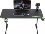 Arvutim&auml;ngulaud Gamemax D140-CARBON, 140 cm x 60 cm, 75 cm, must v.