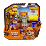 Kujukeste komplekt, koos tarvikutega Spin Master Paw Patrol Rubble & Mix Built It, mitmev&auml;rviline