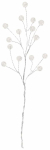 Kunstoks Home4you Shine Square Pearls, valge v., 16 cm