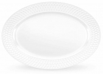 Taldrik serveerimine Wilmax Julia Diamond, 35 cm x 25 cm, valge v.