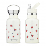 Termos Vanilla Copenhagen Ladybug, 350 ml, 1 aasta, roostevaba teras, valge v./punane v.