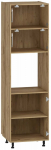 Alumine k&ouml;&ouml;gikapp Vento DP-60/214, tammepuidu imitatsioon v., 56 cm x 60 cm x 214 cm