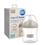 Lutipudel Canpol Babies Natural Shape, 150 ml, 0 kuud, beež v.