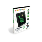 Loovkomplekt, pildid raamides KidyWolf KidyNeon Dino, roheline v.