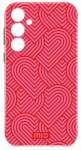 Telefoni &uuml;mbris Mio Wild Hearts Magsafe Samsung Galaxy S25 5G, punane v./roosa v.