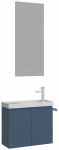 Vannitoa m&ouml;&ouml;bli komplekt Kalune Design Ferla 60-333, matt sinine v., 22 cm x 60 cm x 50 cm