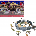 Advendikalender Mattel Jurassic World Minis Island Visitor JLD23, 24 tk, mitmev&auml;rviline