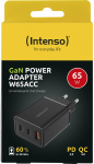 Telefoni laadija Intenso 7806510, USB Type A/2 x USB Type C, must v., 65 W