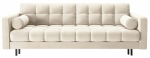 Diivanvoodi Cosmopolitan Design Bali Velvet Bluvel 22, helebeež, 84 x 222 cm x 105 cm