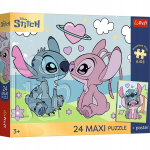 Pusle Trefl Lilo & Stitch Dreams 14393, 60 cm x 40 cm, 24 tk, mitmev&auml;rviline