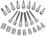 Kruvikeeraja ja otsiku komplekt Stanley STMT1-74176, T25, 1/2"