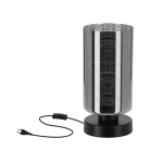 Laualambid Candellux Lighting Cox 41-53893, E27, 60W, kroom v./must v.