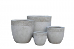 Lillepott Domoletti LT3713-4S, keraamiline/savi, &Oslash; 54 cm, hall v.