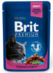 Kassi m&auml;rgtoit Brit Premium Chicken & Turkey, kanaliha/kalkun, 0.1 kg