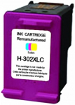 Tindiprinteri kassett Uprint H-302XLC, sinine v./punane v./kollane v.