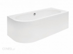 Vann, sisseehitatav Besco Avita, 170 cm x 75 cm x 42 cm, parempoolne, valge v.