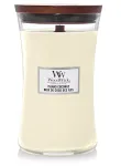 K&uuml;&uuml;nal, l&otilde;hna WoodWick Island Coconut, 120 h, 609.5 g, valge v.