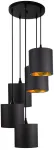 Valgusti rippuv Candellux Long 35-73976, E14, 5 x 40 W, kuldne v./vask v. / must v., 17 x 17 cm