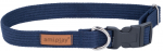 Kaelarihm koertele Amiplay Cotton, sinine, 350 - 500 mm x 20 mm, 35-50