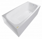 Vann, sisseehitatav SPN Art Stone Klassika 1500 R, 150 cm x 70 cm x 59 cm, ristk&uuml;lik, valge