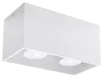 Valgusti lagi Sollux Quad SL.0380, GU10, 2 x 40 W, valge v. / valge v.
