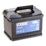 Aku Exide Excell EB602, 12 V, 60 Ah, 540 A