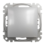 Nuppl&uuml;liti Schneider Electric Sedna Design, 1 sl., alumiinium v./h&otilde;be v.