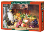 Pusle Castorland Still Life With Fruit And Cockatoo 3000 el. C-300143, 68 cm x 92 cm, 3000 tk, mitmev&auml;rviline