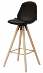 Baaritool I_Oslo DM23 95673-1, tamm v./must v., 49 cm x 46.5 cm x 105.5 cm