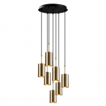 Valgusti rippuv Opviq Kem 6391, E27, 7 x 40 W, kuldne v.