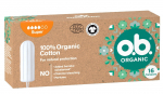 H&uuml;gieenilised tampoonid O.B. Organic Cotton, Super, 16 tk