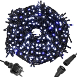 J&otilde;ulutuled Springos CL0529, 40 m, k&uuml;lm valge / sinine v., 500 LED
