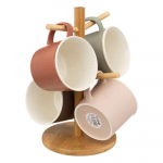 Kruuside komplekt Secret de Gourmet Nature 176983, 0.38 l, keraamiline/bambus, mitmev&auml;rviline, 4 tk.