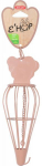 Heina hoidja n&auml;riliste puuridele Zolux Ehop Carrot, 8 cm x 8 cm x 21 cm, roosa