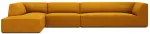 Nurgadiivan Micadoni Home Ruby 5 Seats, kuldne v., vasak, 366 x 180 cm x 69 cm