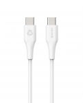 Kaabel Estuff Infinite ES604070, 2 x USB Type C, 100 cm, valge v.