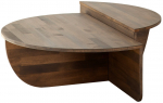 Kohvilaudade komplekt Kalune Design Podium, p&auml;hklipuu v., 90 cm x 60 cm x 30 cm, 2 tk