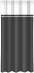 &Ouml;&ouml;kardin ZMH-44, valge v./must v., 160 cm x 250 cm