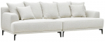 Diivan Home4you Magnolia, beež v., 96 x 264 cm x 76 cm